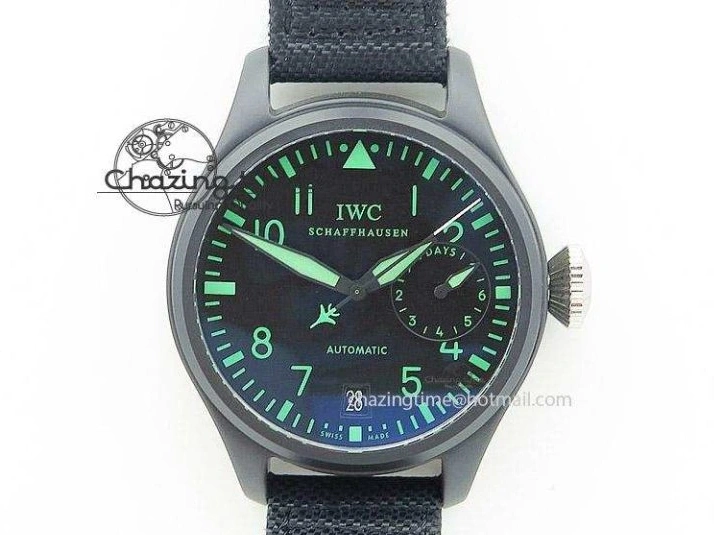 MIROTIME 0329 SunProtective Big Pilot Real PR IW500910 “Patrouille Suisse” ZF 1:1 Best Edition On Gray Nylon Strap 7278